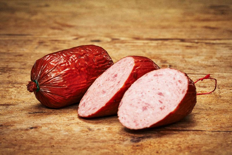 Gerauchte Schinkenwurst